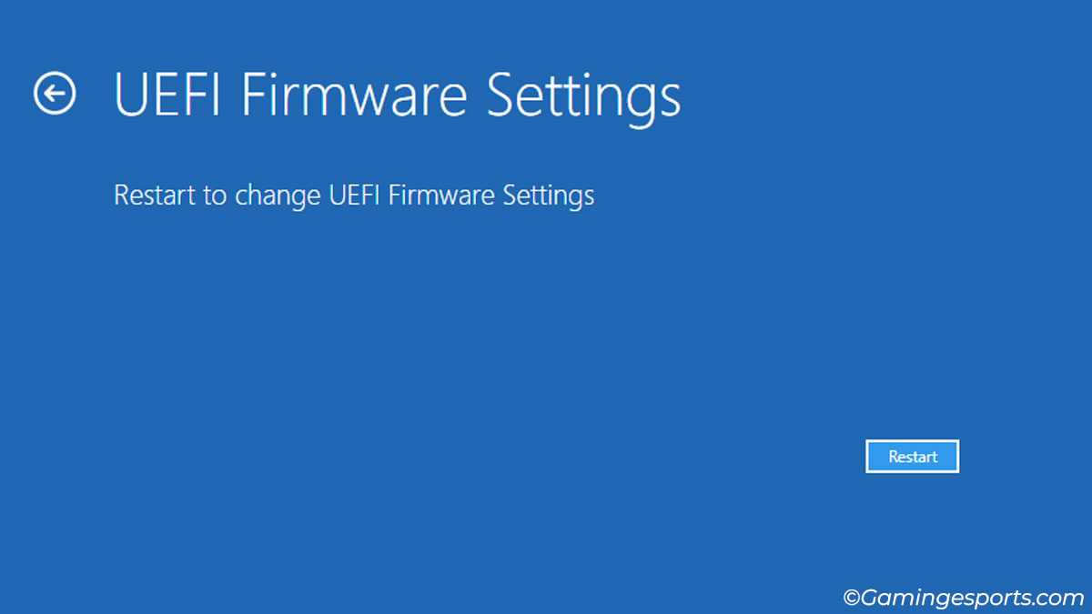 Restarting-UEFI-settings